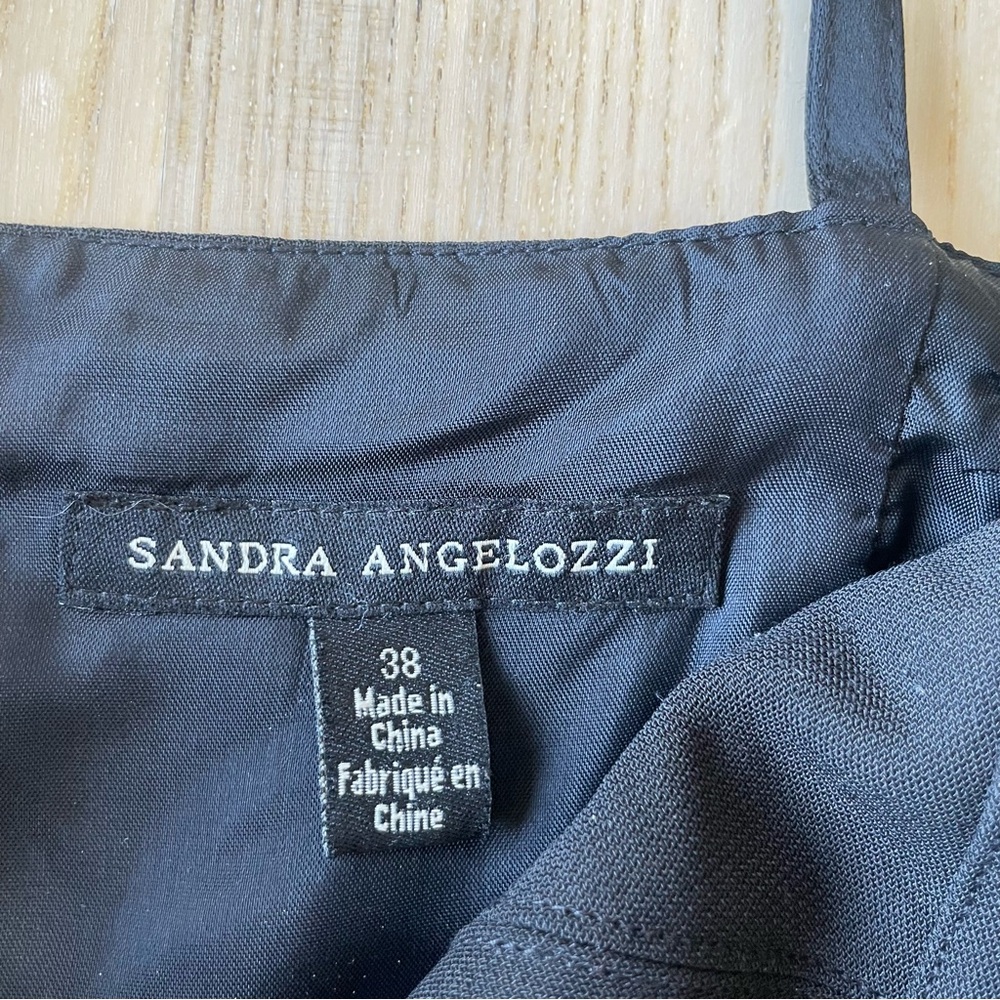 Sandra Angelozzi Elegant Black Dress 38 = US small, formal little black dress - Picture 4 of 9